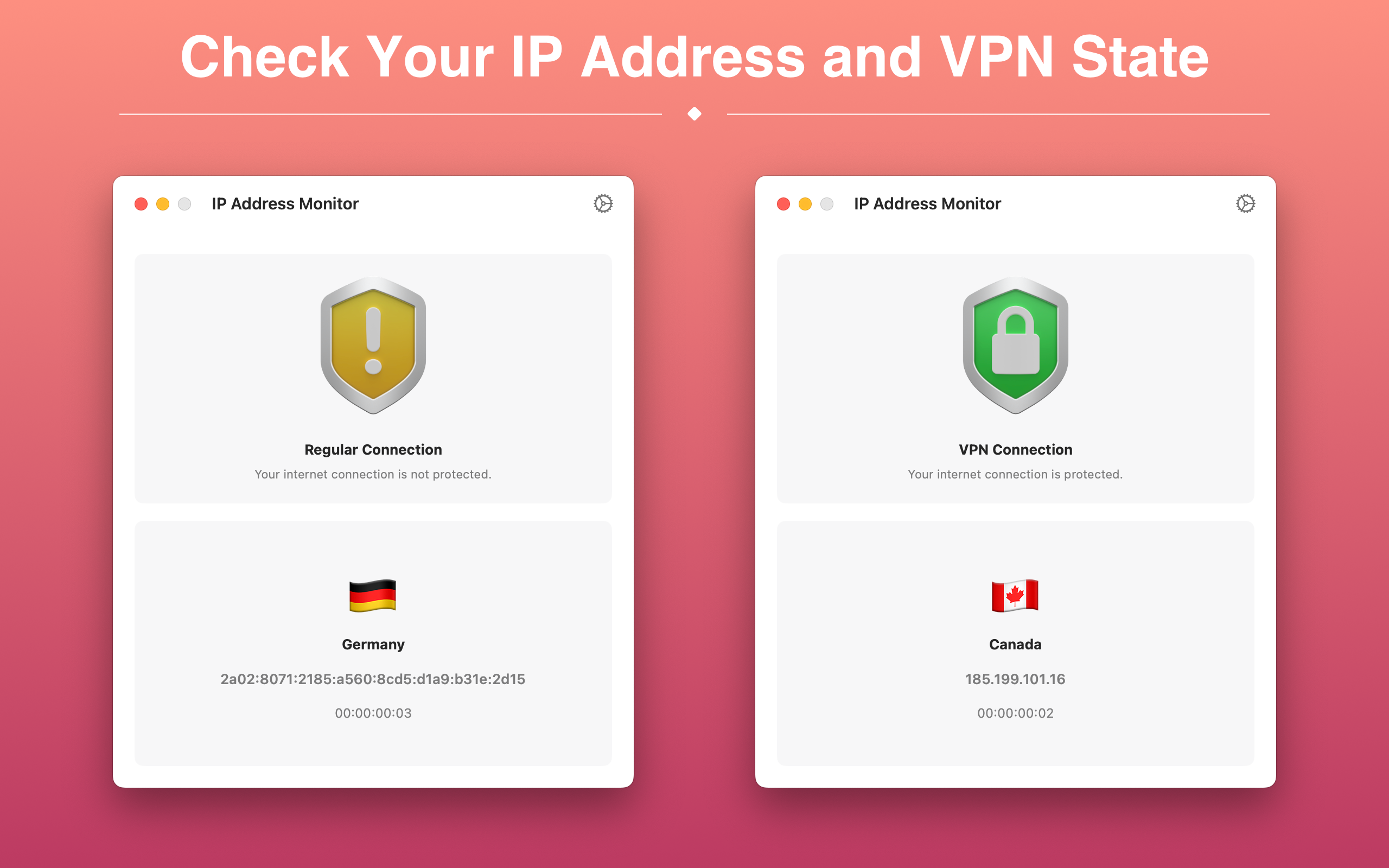 IP Address Monitor Screenshot